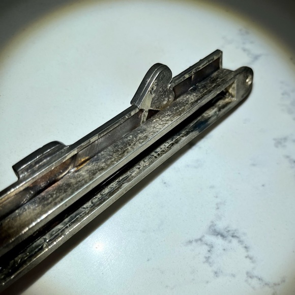 Yossi Steinberg Mezuzah. HANDMADE Judaica by Israeli Artist. Resin And Metal. - Picture 11 of 13